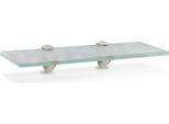 Jopassy Mensola In Vetro 40X10X0,8 Cm Con Supporto Mensola In Vetro Mensola Da Parete Mensola Da Bagno Mensola Da Appendere Mensola In Vetro Smerigliato