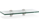 Jopassy Mensola In Vetro 40X10X0,8 Cm Con Supporto Mensola In Vetro Mensola Da Parete Mensola Da Bagno Mensola Da Appendere Vetro Trasparente