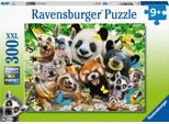 Ravensburger Wildlife Selfie Xxl 300 Pezzi Puzzle Per Bambini Da 9 Anni Animali