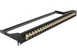 Delock - Patch Panel - Rack Montierbar - Sc Mm X 24 - Schwarz, Beige - 1U - 48.3 Cm (19")"