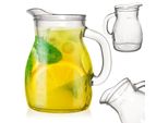 Orion Caraffa Piccola In Vetro Caraffa In Vetro Caraffa Per Acqua Caraffa In Vetro Con Manico 500 Ml