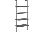 Syfax™ Scaffale Pendente A 4 Livelli Nero 64X35X152,5 Cm