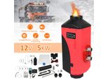 Jopassy Riscaldatore Di Parcheggio, 12V 5KW Diesel Parcheggio Riscaldatore D'aria Con Monitor Lcd E Telecomando, Riscaldatore Diesel Per Camper Auto Auto Camion Auto