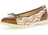 Gabor Casual Damen Ballerine Braun