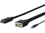 Vivolink PROHDMIVGA1 Cavo Video Adattatore 1 M Hdmi Tipo A (Standard) Vga (D-Sub) Nero (PROHDMIVGA1)