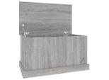 Cassapanca Grey Sonoma 70X40X38 Cm Materiale A Base Di Legno