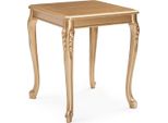 Casa Padrino Tavolino Barocco Oro - Tavolino Quadrato In Legno Massiccio In Stile Barocco - Mobili Da Salotto In Stile Barocco - Mobili Barocchi - Nobile E Magnifico