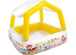 Piscina Gonfiabile Intex Con Protezione Solare 157X157X122 Cm