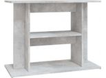 Vidaxl Supporto Per Acquario Grigio Cemento 80X35X60 Cm Materiale A Base Di Legno