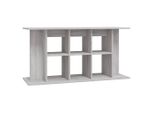 Vidaxl Supporto Per Acquario Grigio Sonoma 120X40X60 Cm Materiale A Base Di Legno