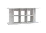 Vidaxl Supporto Per Acquario Grigio Cemento 120X40X60 Cm Materiale A Base Di Legno