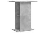 Vidaxl Supporto Per Acquario Grigio Cemento 60,5X36X72,5 Cm Materiale A Base Di Legno