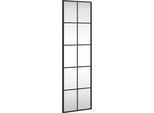 Vidaxl Specchio Da Parete Nero 30X100 Cm Rettangolare In Ferro
