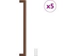 Maniglie Per Mobili 5 Pz. Bronzo 320 Mm Acciaio Inox