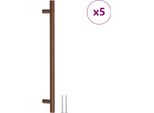 Vidaxl Maniglie Per Mobili 5 Pz. Bronzo 224 Mm Acciaio Inox