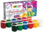 Colori Per Poster 12 Colori 25 Ml Happy Color
