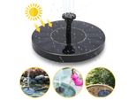 Tolletour Solarpump 1,5W Pompa Per Fontana Solare Pompa Per Laghetto Solare Con 6 Stili Di Fontana 190L/H Sola Pompa Per Acqua Fontana Solare