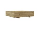 Vidaxl Fioriera 100X100X26,5 Cm Legno Di Pino Impregnato