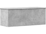 Vidaxl Cassapanca Grigio Cemento 90X35X35 Cm Materiale A Base Di Legno