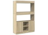 Vidaxl Credenza Rovere Sonoma 92X33X140 Cm Materiale A Base Di Legno