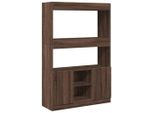 Vidaxl Credenza Marrone Look Rovere 92X33X140 Cm Materiale A Base Di Legno