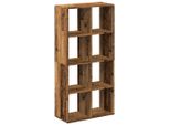 Syfax™ Libreria Divisorio Legno Antico 69,5X29X137,5 Cm In Truciolato