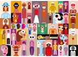 Yazz Puzzle People - Gioco Di Posa Colorato Da 1000 Pezzi