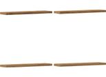 Vidaxl Mensole Da Parete 4 Pz. Rovere Artigianale 40X10X1,5 Cm Materiale A Base Di Legno