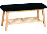 Kesper Panca Con Seduta Imbottita 90 X 34 X 45 Cm, Bambù Kesper 58305