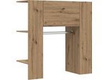 Vidaxl Armadio Per Corridoio Rovere Artigianale 97,5X37X99 Cm Materiale A Base Di Legno