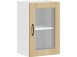 Vidaxl Pensile Da Cucina Con Anta In Vetro Porto Sonoma Rovere