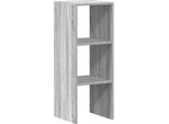 Vidaxl Libreria Impilabile Grigio Sonoma 30X30X80 Cm Materiale A Base Di Legno