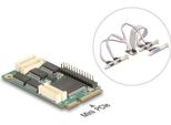 Delock Mini Pcie I/O Pcie Full Size 4 X Seriell RS-232, 1 X Parallel (95279)