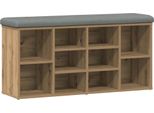 Vidaxl Panca Per Scarpe Artisan Oak 102X32X50 Cm Materiale A Base Di Legno