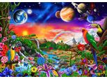 Bluebird Puzzle Paradiso Cosmico - 1000 Pezzi Buntes Motiv