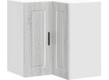 Vidaxl Parete Attrezzata Angolare Da Cucina Porto Grey Sonoma In Materiale Ligneo