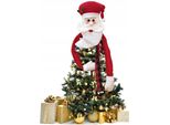 Decorazione Per Albero Di Natale Babbo Natale Con Mani Decorazione Natalizia Per Albero Di Natale
