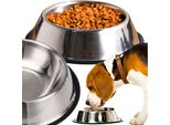 Petjet Ciotola In Metallo Per Cani E Gatti, Per Cibo E Acqua, Antiscivolo, 350 Ml