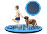 Piscina Tappeto Refrigerante Cane A Pioggia Fontana Per Animali Domestici Piscina Per Bambini 150 Cm Petjet