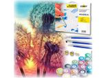 Set Per Dipingere Con Cornice, Quadro Creativo, Denti Di Leone, Fai Da Te, 40X40
