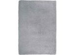 Vidaxl Tappeto Shaggy A Pelo Alto Navarra Grigio Argento 160X230 Cm Poliestere