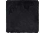 Vidaxl Tappeto Shaggy A Pelo Alto Navarra Nero 240X240 Cm Poliestere