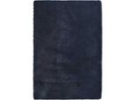 Vidaxl Tappeto Shaggy A Pelo Alto Navarra Blu Navy 200X290 Cm Poliestere