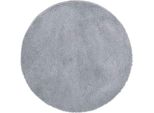Vidaxl Tappeto Shaggy A Pelo Alto Navarra Grigio Argento 100X100 Cm Poliestere