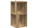 Vidaxl Scaffale Angolare In Rovere Artisan 33X33X67 Cm Materiale A Base Di Legno