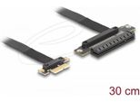 Delock Riser Karte Pci Express 3.0 X1 Stecker Zu X8 Slot Mit Kabel 30 Cm (81496)