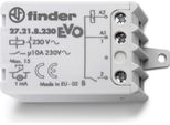 Finder 272182300000 Serie 27 Relè, 10 A, Interruttore Unipolare, 1 Na, Ca, 50/60 Hz, Standard, 230 V, Presa, Con Bobina Di Potenza Limitatrice