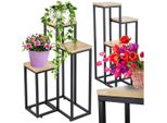 Portafiori In Metallo Per Fiori E Piante, Ripiano A 3 Livelli, Loft 68