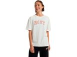 Roxy Essential Energy Maglietta A Maniche Corte Senza Tempo Bianco S Donna Bianco S