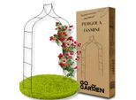 Pergola Da Giardino In Metallo Per Fiori, Rose, Piante Rampicanti, Sostegno, Arco, Ancoraggio, Giardino